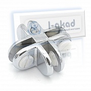 Крепеж 05-60 соединяющий 4 стекла для стекла 4-5 мм.