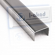 Профиль 05-10 П-образный для стекла 8 мм. L=2430mm