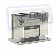 Петля 03-41 без фаски стена-стекло 8-10 мм. угол крепежа 90°гр.