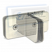 Коннектор 01-58 угол крепежа 90°/180°гр. для стекла 8-10 мм.