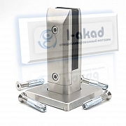 Стойка 02-89 для стекла 10-14 мм. ЧЕРЕЗ ОТВЕРСТИЕ H=160 мм.