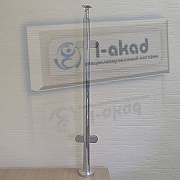 Стойка 10-25 Ø 38.1мм. для стекла 8-10 мм. под поручень Ø 50 мм.