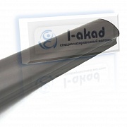 Поручень 08-28 ПВХ фигурный 37*64 мм. L=4000 mm. ВЕНГЕ