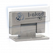 Петля 03-43 для стекла 8-10 мм. стена-стекло угол 90°гр.