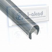 Поручень 04-29 Ø 42,4мм. для стекля 10-16 мм. L=6000 mm.